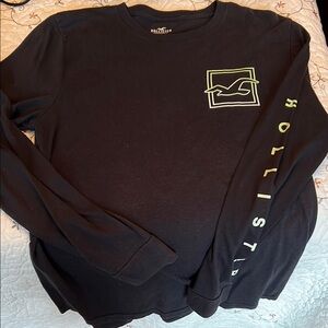 Hollister Black Long Sleeve Shirt